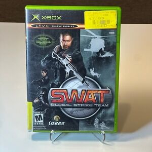 Sierra SWAT Global Strike Team Xbox NTSC Good Tested Working Tactical Shooter